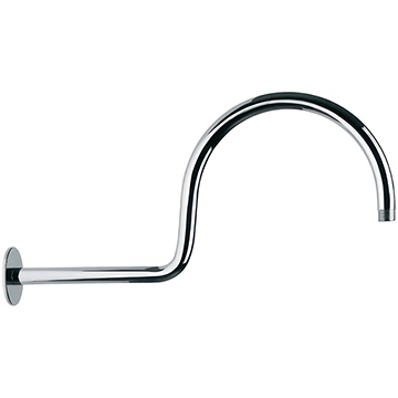 Jaguar Victorian Traditional Round Shower Arm - Wall Mounted - 470mm Projection