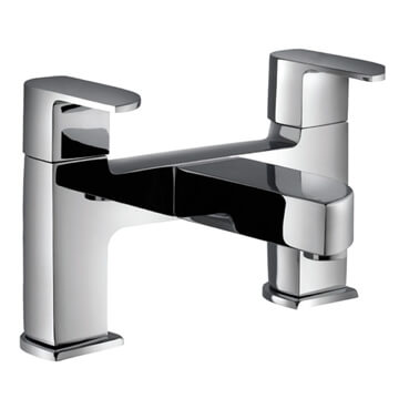 Jaquar Alive Contemporary H Type Bath Mixer Tap - Flat Handle - Deck Mounted