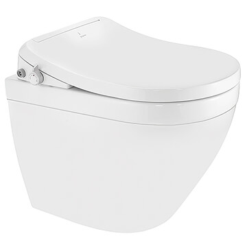 Jaquar Bidspa Rimless Back To Wall Toilet with Electronic PP Seat Cover - 380 x 520mm