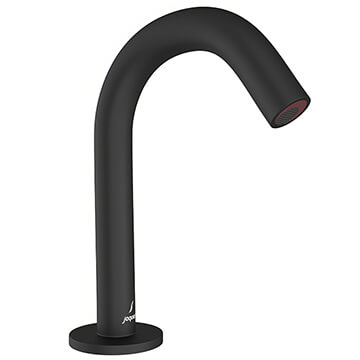 Jaquar Blush Contemporary Matt Black Sensor Tap with Control Box - Deck Mounted