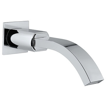 Jaquar Cellini Contemporary Bath Spout with Wall Flange