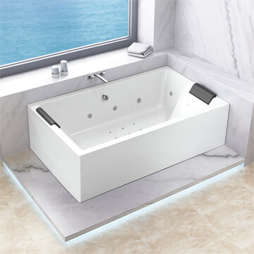 Jaquar Kubix Prime 1800 x 1100mm Combi with Filtration System Whirlpool Bath