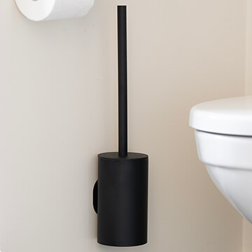 Smedbo DOT Self-Adhesive Wall Mounted Toilet Brush with Holder