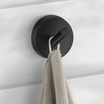 Smedbo Home Black Towel Hook