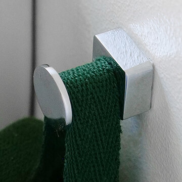 Smedbo Ice Pair of Polished Chrome Towel Hook