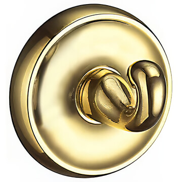 Smedbo Villa Traditional Polished Brass Towel Hook