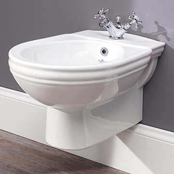 Silverdale Balasani Wall Mounted Single Tap-Hole Bidet