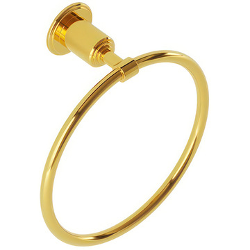 Jaguar Aritze Quadra Contemporary Bright Gold Towel Ring