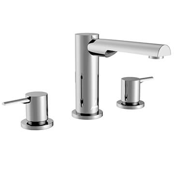 Jaquar Florentine Prime 3 Hole Contemporary Basin Mixer Tap with Long Spout - Designer Handles