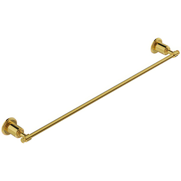 Jaguar Aritze VIC 600mm Wide Traditional Bright Gold Single Towel Rail
