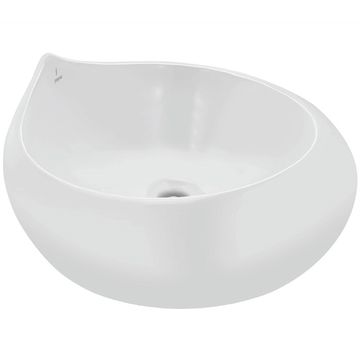 Jaquar Designer Thin Rim White Countertop Basin