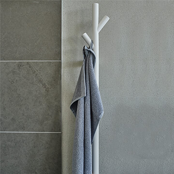 Smedbo Dry Electric Towel Tree - White Stainless Steel