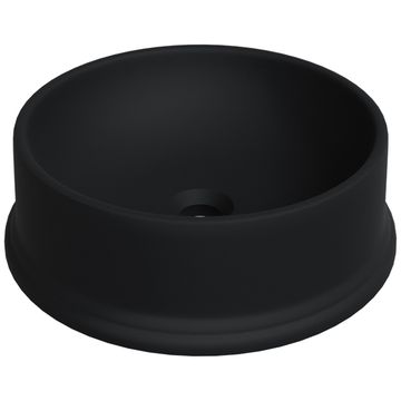 Jaquar Artize VIC 410mm Wide Round Matt Black Table Top Basin