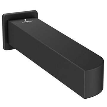 Jaquar Alive Contemporary Wall Mounted Matt Black Bath Spout