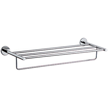 Jaguar Continental 600mm Wide Towel Shelf with Lower Hangers