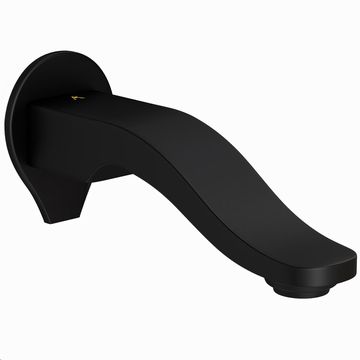 Jaquar Artize Tiaara Wall Mounted Matt Black Bath Spout with Flange