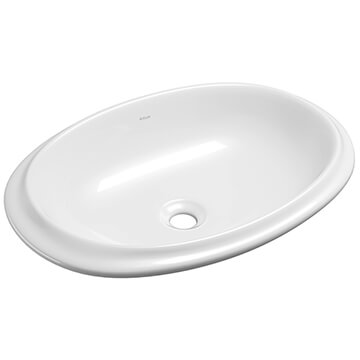 Jaquar Artize VIC Traditional 560 x 390mm White Oval Inset Basin