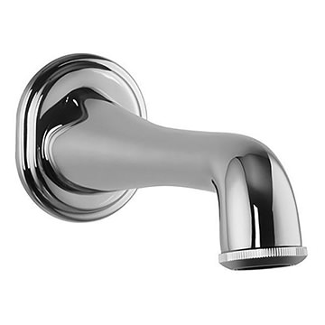 Jaquar Queens Prime Traditional Bath Spout with Flange - Wall Mounted - Image