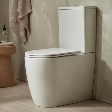 Tavistock Compass Round 610mm Comfort Height Fully Enclosed Closed Coupled WC Pan with Cistern