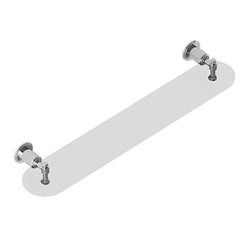 Jaquar Vic 600mm Long Glass Shelf