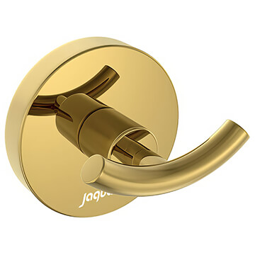 Jaquar Continental Bright Gold Double Robe Hook