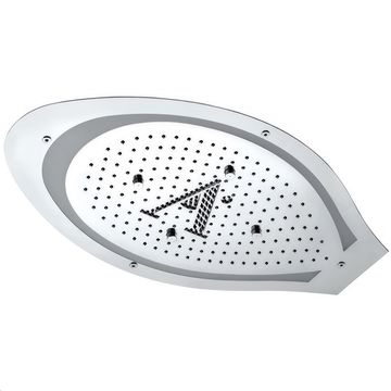 Jaquar Artize Tiaara Rainjoy Shower Head with RGB LED Light 600 x 350mm - Stainless Steel - Ceiling Mounted