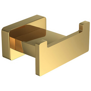 Jaquar Artize Quadra Bright Gold Double Robe Hook