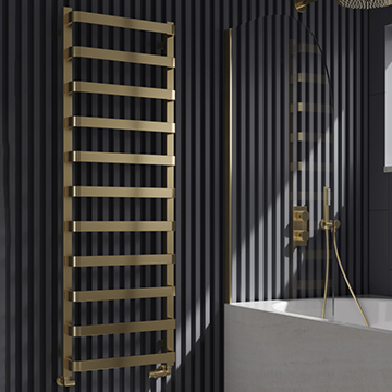 Reina Flora Mild Steel Designer Towel Rai