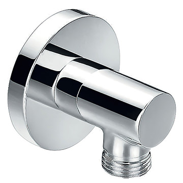Imex Contemporary Round Shower Wall Outlet Elbow