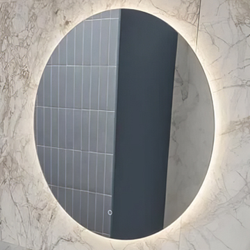 Tavistock Portal Round Dimmable LED Backlit Mirror with Demister Pad