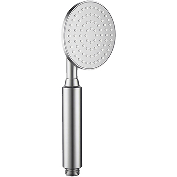 Flova Levo Contemporary Round Diamond Chrome Shower Handset - Single Mode