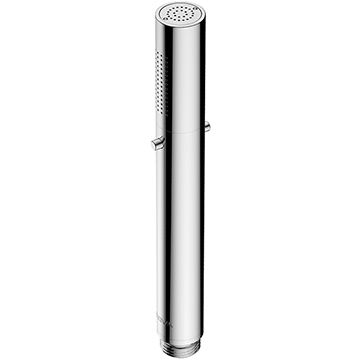 Flova Round Slim Pencil Diamond Chrome Shower Handset - Two Spray Modes