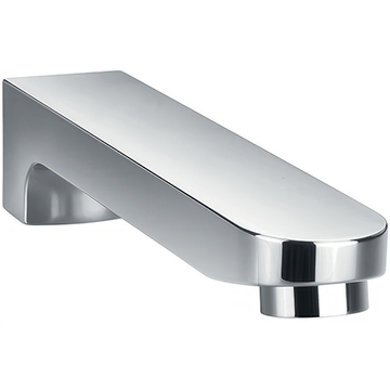Flova Smart Contemporary Bath Spout - Diamond Chrome Finish - Wall Mounted