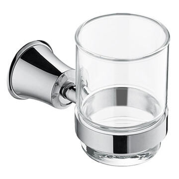 Flova Liberty Single Glass Tumbler with Holder