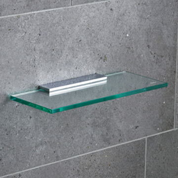 Miller Signature 8mm Clear Hardened Glass Shelf