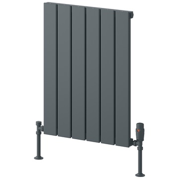 Reina Piatto Aluminium Horizontal Single Panel Radiator - A-PTO060044SA