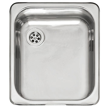 Reginox Stainless Steel Inset Kitchen Sink - 1 Bowl - 350 x 398mm