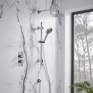 Tavistock Merit Thermostatic Concealed Dual Function Mixer Valve with Shower Set