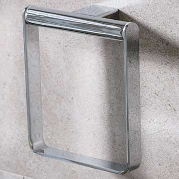 Miller Miami Contemporary Wall Mounted Towel Ring