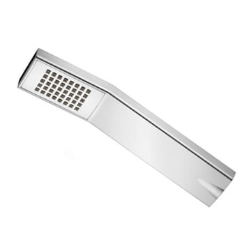 IMEX Square Chrome ABS Shower Handset - Single Spray Mode