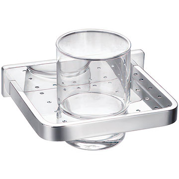 Flova Sofija Wall Mounted Glass Tumbler and Holder