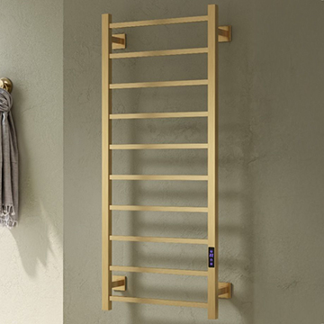 Reina Velino 500mm Wide Stainless Steel Dry Electric Towel Rail - EVLN080C