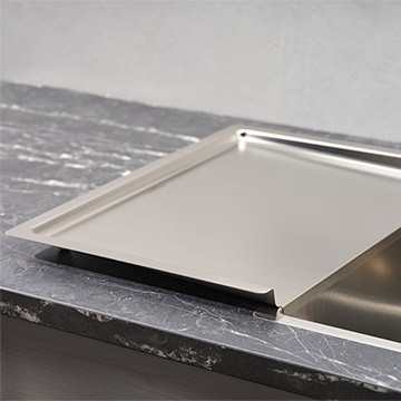 Reginox Aspen Stainless Steel Drainer for Kitchen Sink - 440 x 335 x 35mm - Image