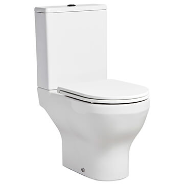 Tavistock Micra Evo Rimless Close Coupled WC Pan with Cistern - Open Back