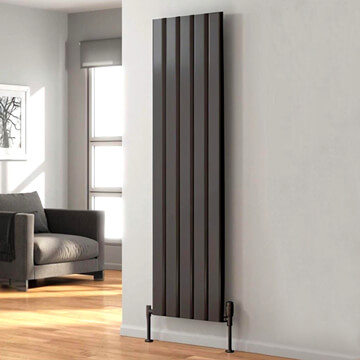 Reina Vicari 1800mm High Single Vertical Aluminium Radiator - A-VCR180040SW