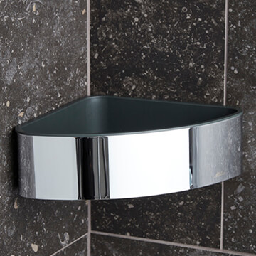 Miller Signature Wall Mounted Corner Shower Basket - 230 x 170mm