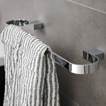 Miller Orlando Contemporary Wall Mounted Towel Holder - 500mm Wide