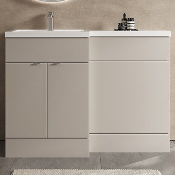 Hudson Reed Fusion Furniture Pack - Vanity And WC Unit With Basin - CBI109