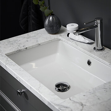 Miller Rectangular Undermount White Ceramic Basin - 490 x 320mm