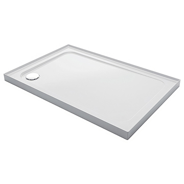 Mira Flight Low Rectangular Shower Tray With Waste - 1.1697.833.WH